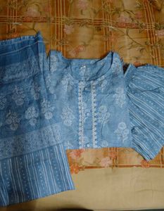 Stylish Kurti With Pant &amp; Duppata (Women&#39;s)