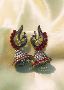 Pack Of 2 Peacock Earrings