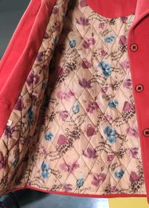 pink Velvet Feel Coat