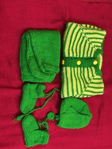 Handmade Knitted Baby Set