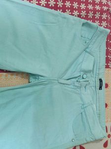 Light Blue Casual Pants