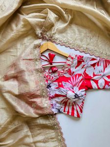 🆕️🆕️Elegant nude crush saree