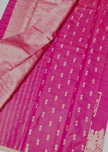 Pink Kanchipuram Silk Saree