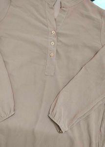 Brown Long Sleeve Top Bust 40