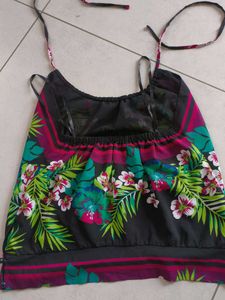 Floral Print Beach Wear Top