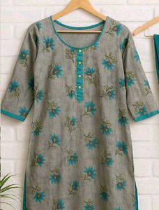 Floral Print Kurta Set