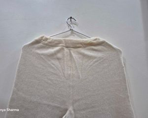 Stylish highwaisted woolen pants