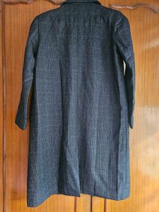 Checked Long Winter Coat