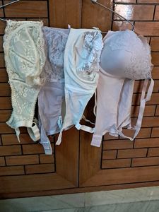 Combo Of Four Imported Fabric Bra