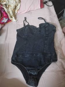 Denim Bodysuit