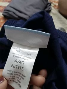 Imported Mens Casual Blue Pajama In Xl Size