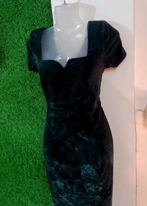 VTG Silhouette Sweetheart Evening Dress