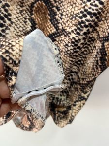 Body Suit, for bust 32-36, Snakeskin Print