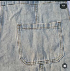 Denim Skirt Dungaree