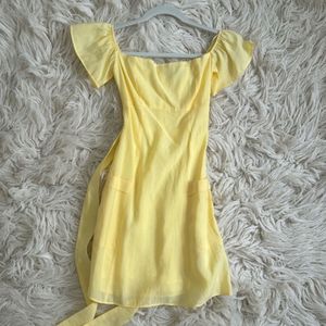 ZARA butter Yellow Sundress 💛🌼🌻