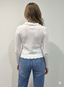Ribbed Long Sleeve Top