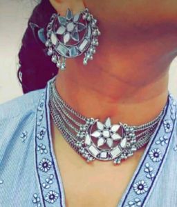 Oxidised Necklace Set With Earings ❤️