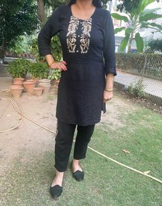 Elegant Black Kurta Set