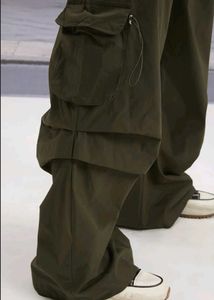 Combo: Y2K Baggy Fit Women Cargo In Brown &amp; Solid