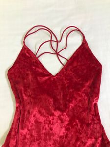 H&amp;M Divided Velvet Bodysuit Eur S