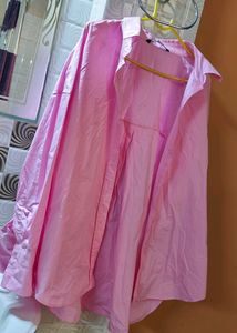 Baby Pink Oversized Shirt