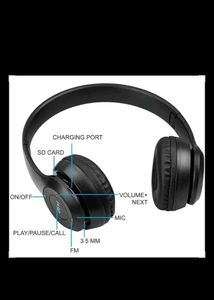 P47 Wireless Headphones — Red