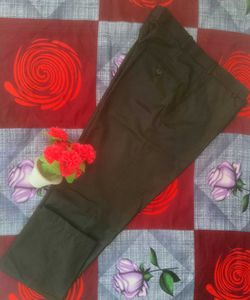 Mens Regular Fit Cotton Blend Formal Trouser