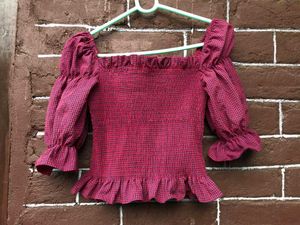 Red &amp; Blue Stripe Top