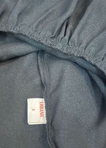 Black Satin Mini Dress