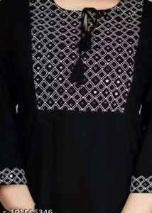 Elegant Black Kurta