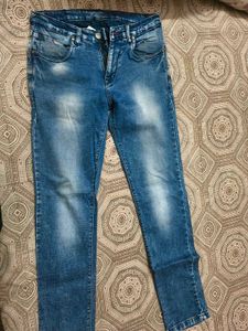 Cantabil Blue Denim Jeans in 34 waist