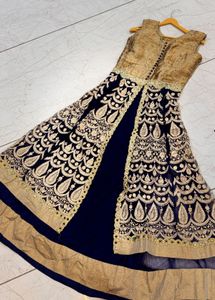 Elegant Embroidered Ethnic Gown