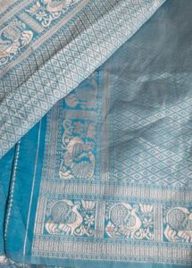 Best Sky Blue Saree.....