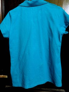Teal Short Sleeve Top