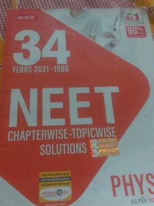 Phy PYQ&#39;S 34YRS NEET CHAPTERWISE- TOPICWISE