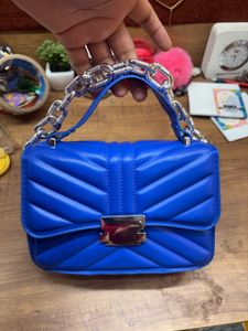 Blue Sling Purse