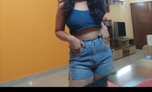 Blue Crochet Bralette Top