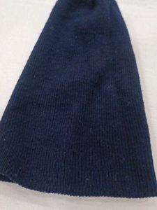 Navy Blue Knit Beanie