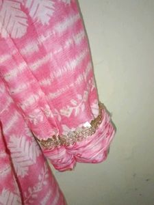 Pink Embellished Palazzo Pants