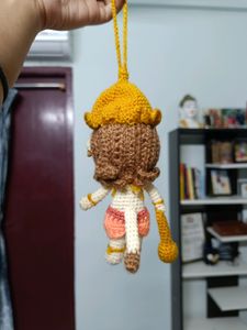 Crochet Hanuman Ji Car Hanging