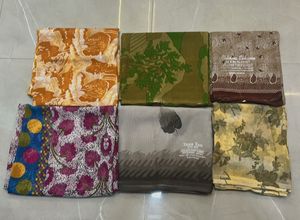 Assorted Vintage Sarees - Set of 6- New