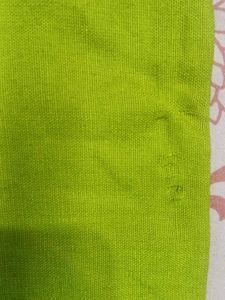 OnElegant Green With Flaws On Sleeves Check Pictur