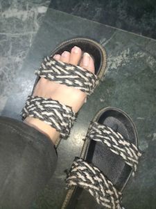 Stylish Black Slides