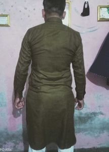 Olive Green Kurta