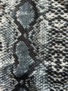 Snakeskin Print Halter Top