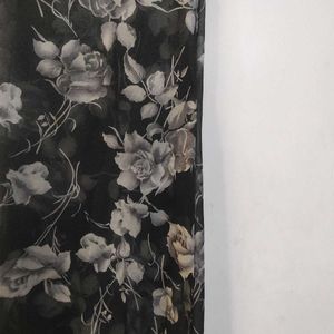 Floral Mesh Maxi Dress