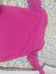 Pink Embroidered Top