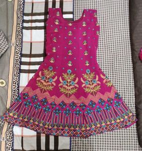 Pink Sharara Suit