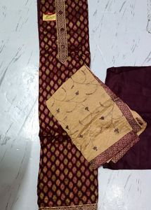 Banarsi Suit set Fabric Material Unstitched