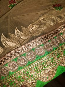 🧡Embroidery Net Duppatta.